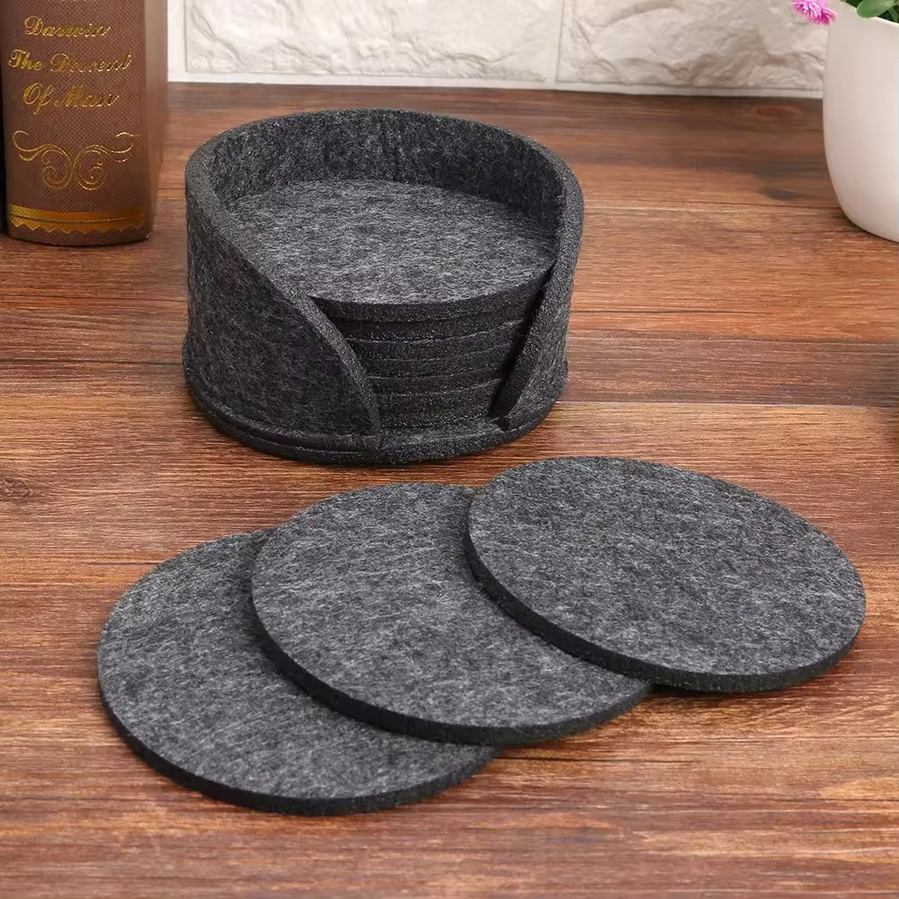 felt placemat and coasters-set of 6 - Alozaii