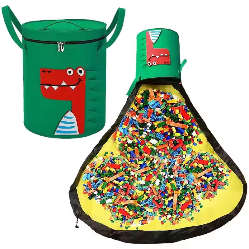Multifunctional felt toy storage box - Alozaii