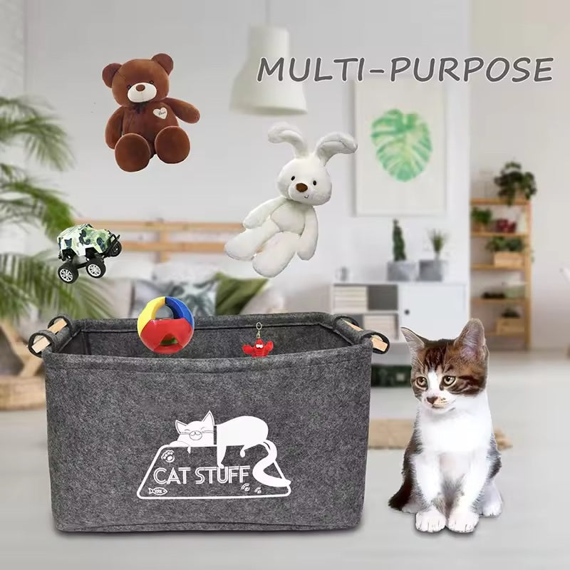 Felt pet toy box - Alozaii