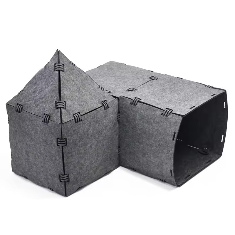 Detachable felt tunnel cat nest - Alozaii