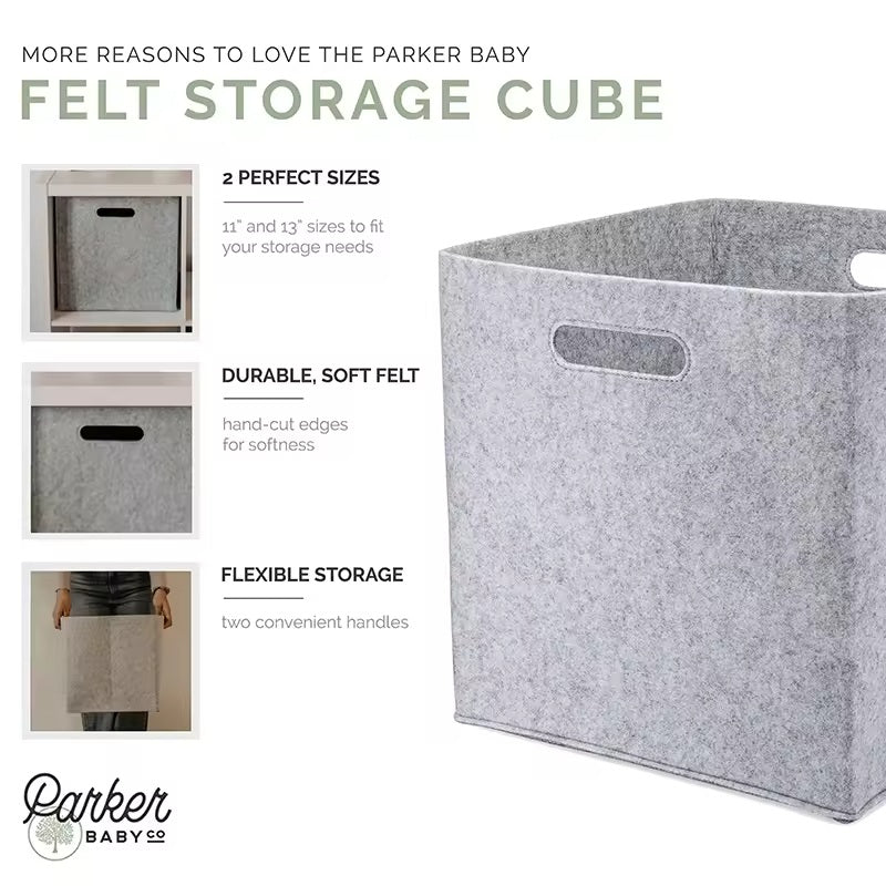 Foldable felt laundry basket - Alozaii