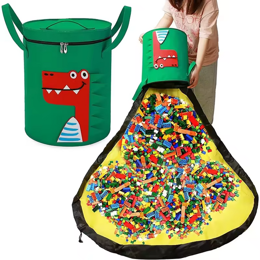 Multifunctional felt toy storage box - Alozaii