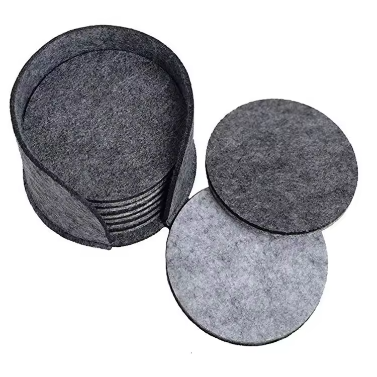 felt placemat and coasters-set of 6 - Alozaii